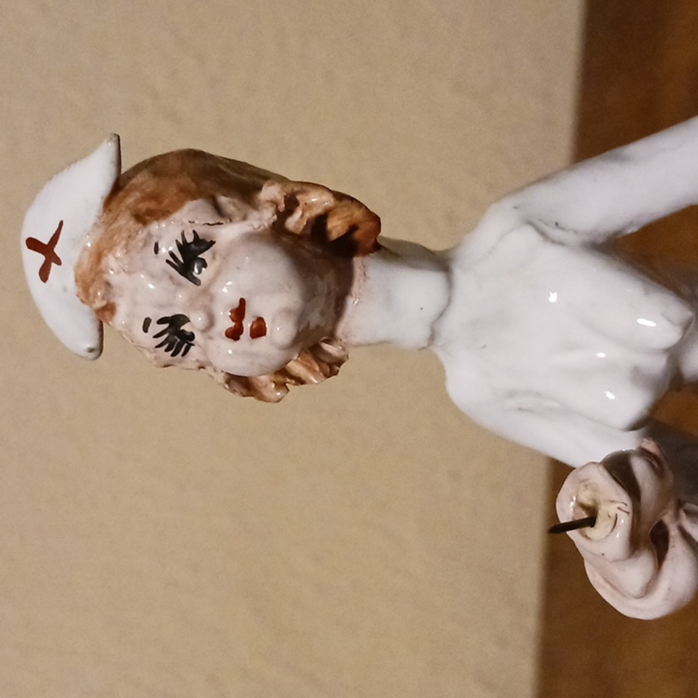 Vintage TP Nurse With Needle